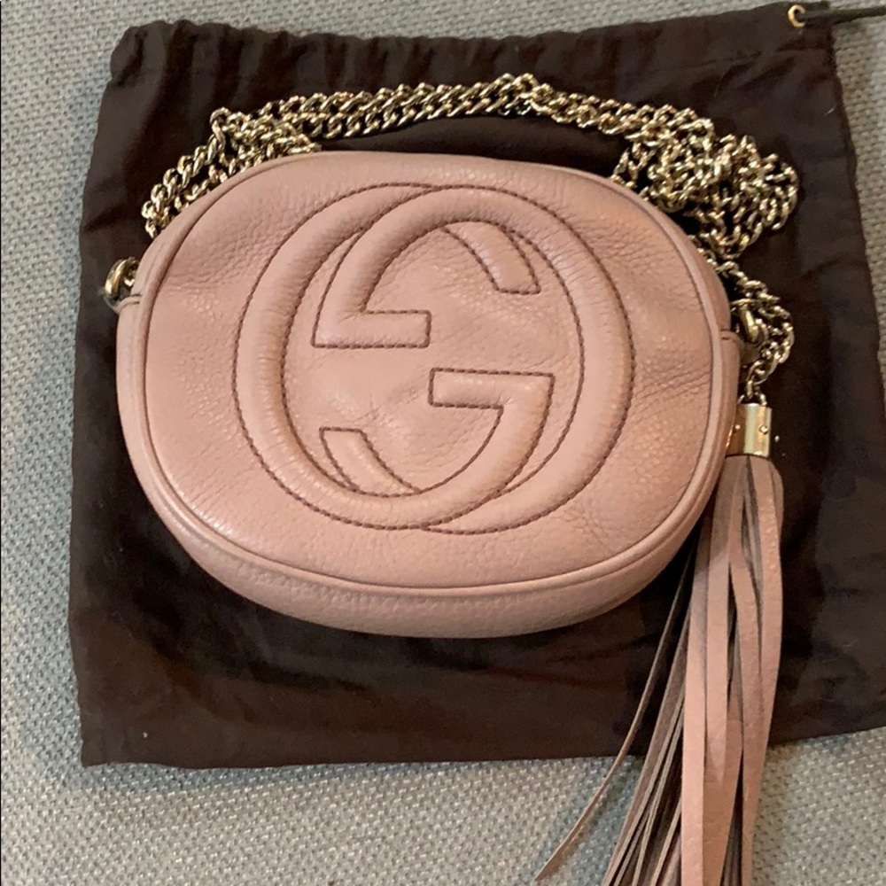 Gucci soho mini rose nude!!